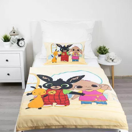 Lenjerie pătuț 100x135 Jerry Fabrics bumbac cu fermoar