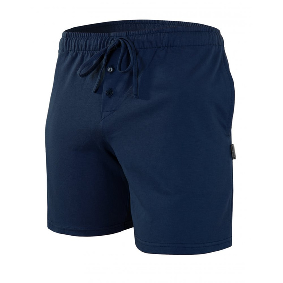 Pantaloni scurti de pijama Milo 2 Sesto Senso, netezi, bleumarin