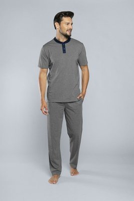 Profit Pijama cu mânecă scurtă pentru bărbați, pantaloni lungi Italian Fashion - ¶r.melange