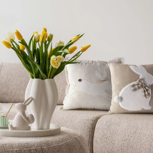 Eurofirany Wiosna 56– față de pernă decorativă pascală stilată