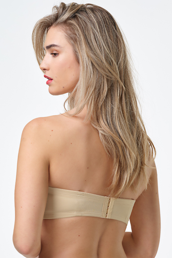 391 Sutien bandeau Nudo Selene, cu armătură, bretele detașabile