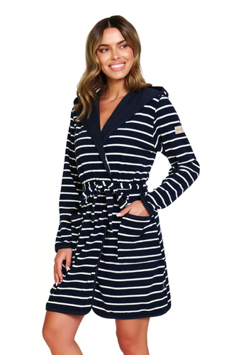 7225 Halat de baie dama Doctor Nap - eleganta si confort pentru fiecare zi - marin