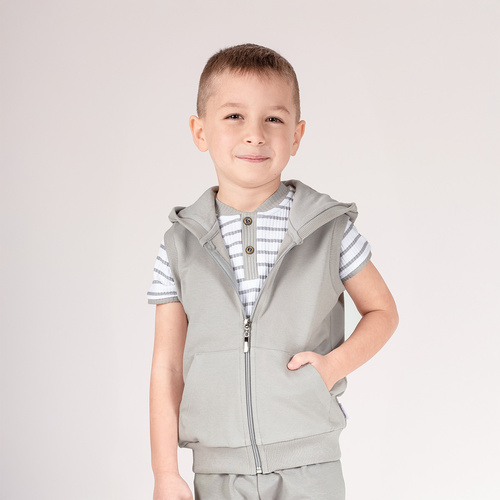 214272 Muki Jachetă fără mâneci cu glugă Nicol