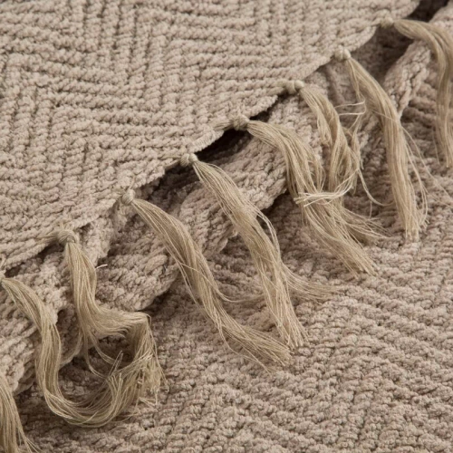 Milo Patura cuvertura de pat cu franjuri Eurodraperii bej