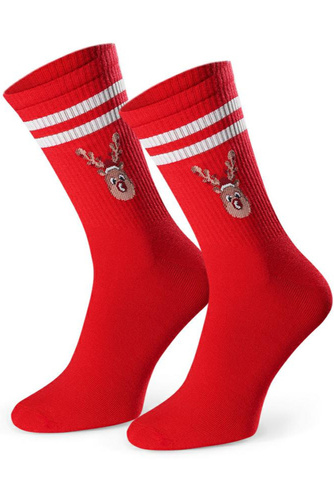 Art.136 Ciorapi barbati de Craciun Steven red 152 – Modele de Craciun, bumbac