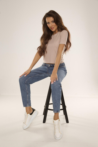 698 Freya Bluză cu mânecă scurtă De Lafense - nisip