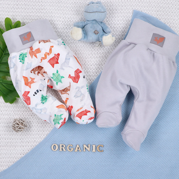 ABN-5390 Costume de dormit Fun Origami din bumbac organic imprimeu Nini