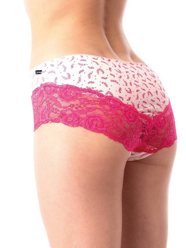 LPB 794 A'2 Slip brazilian pentru femei, pachet de 2 Key - roz zmeură