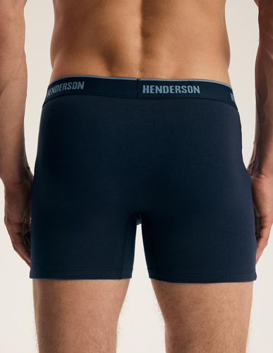 Bokserki bărbați Henderson 44513 Brex 2-pack din bumbac cu talie lată și logo