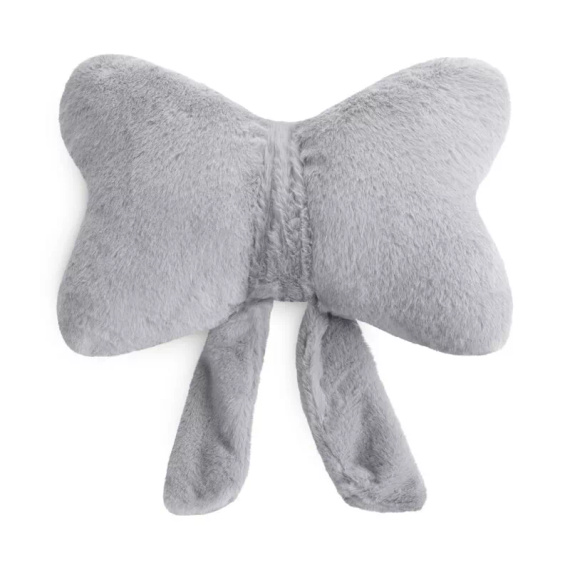 Eurofirany Wiosna 135 – pernă decorativă 37x10x30 cu fundă silver