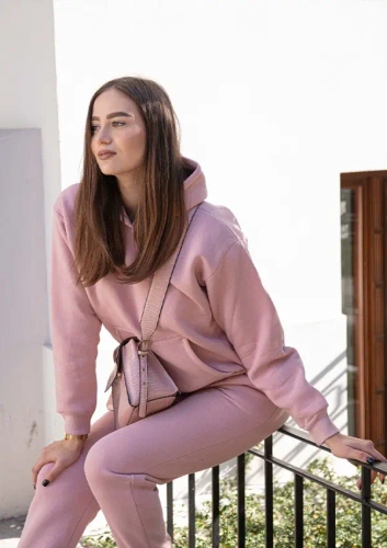 Set trening dama Randi Dkaren - roz pudrat