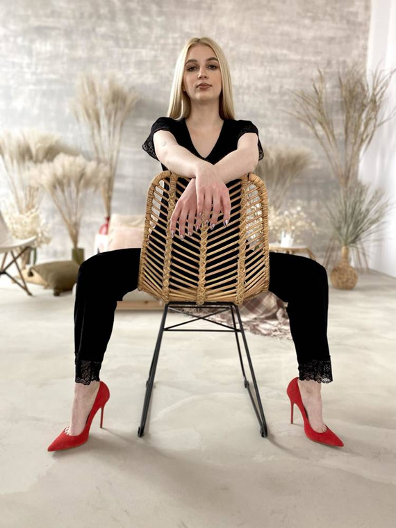 631 Milagros Pijama de damă Forex - negru