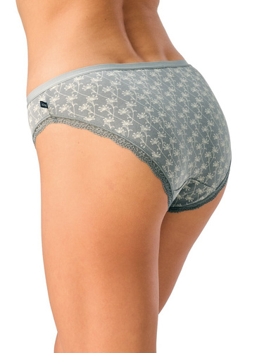 Chiloți Mini Bikini Key LPR 656 B26 A2 2-Pak bumbac cu model