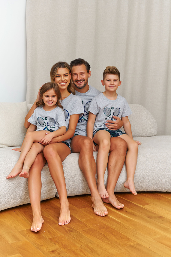 Pijama damă Doctor Nap 7400 Tennis 95% bumbac OEKO-TEX