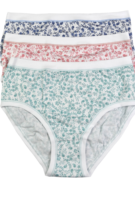 3363 MIDI-5H100 Chiloți MIDI Cotonella pachet de 3 – bumbac, talie mijlocie, confortabili pentru utilizarea de zi cu zi