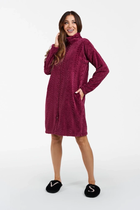 Rena Halat de baie pentru femei Italian Fashion - burgundy