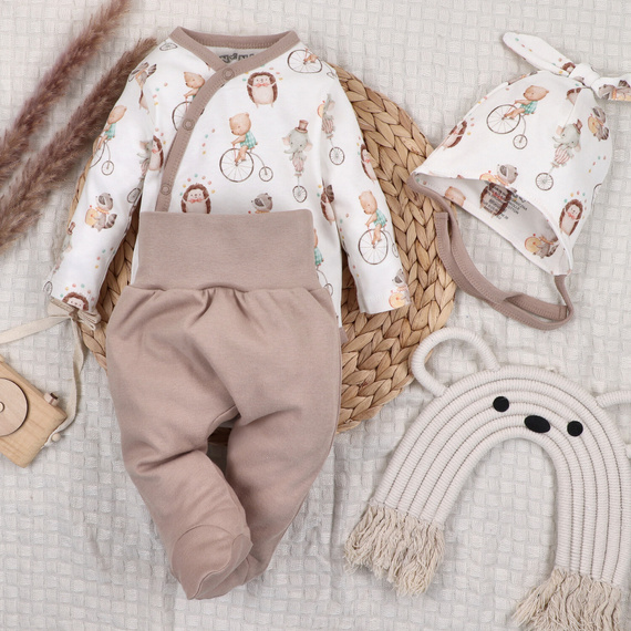 Căciuliță pentru bebeluși Circus Nini – 100% bumbac organic