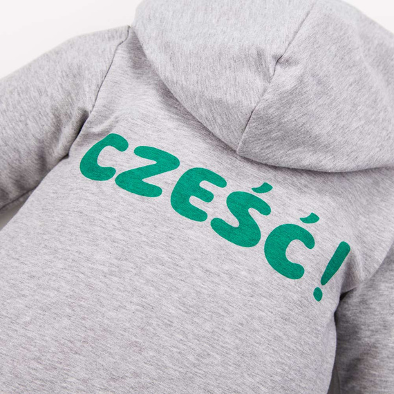 Trening Hello Eevi cu glugă - gri