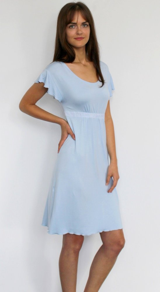 419 Julie Forex cămașă de noapte - albastru