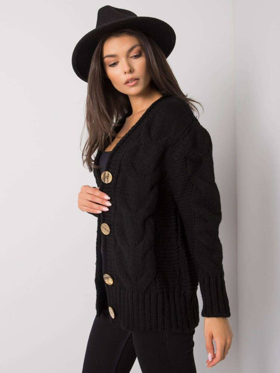 LC-SW-A1.28X Paris cardigan - negru