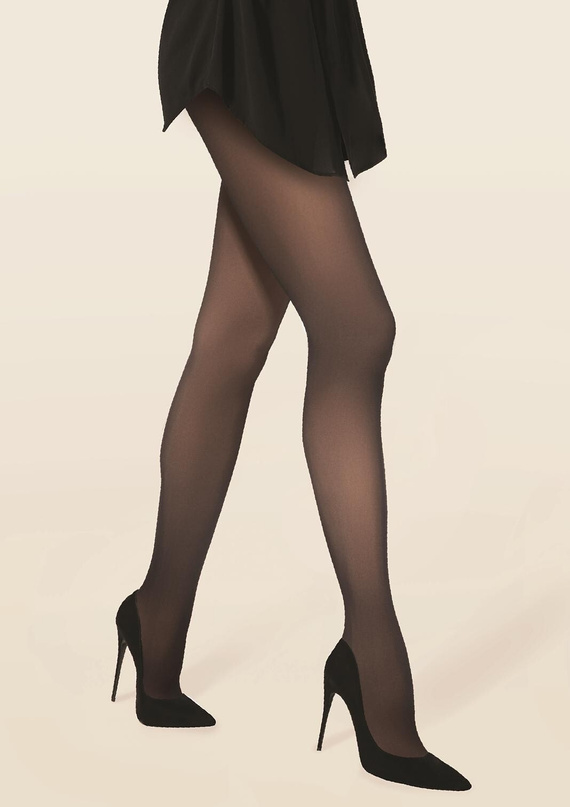 Colanți Gatta cu efect transparent 120 den – colanți opaci cu efect transparent asupra pielii