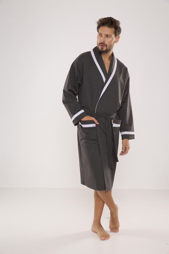 564 Halat pentru bărbați Bruno De Lafense - grafit