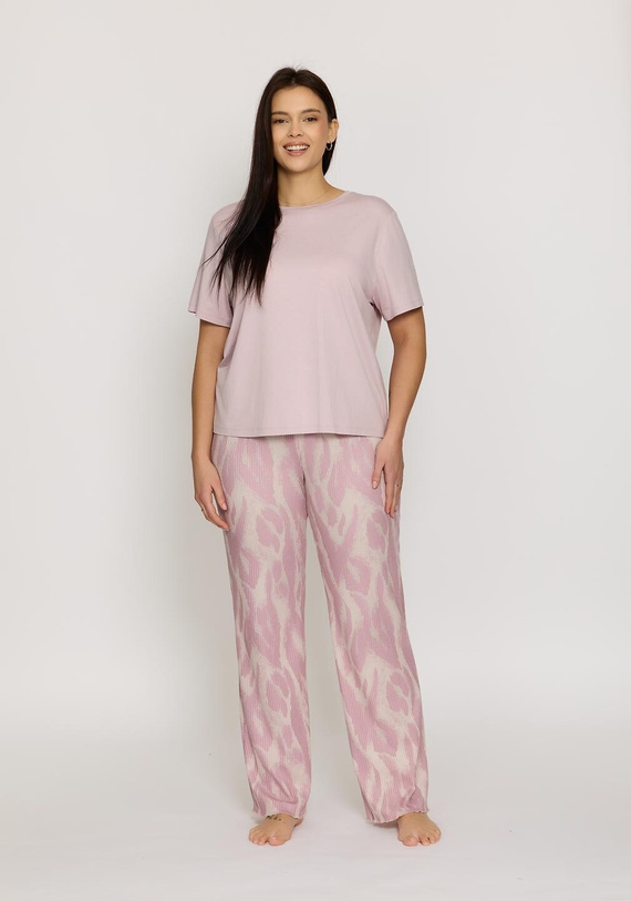 Pijamale damă Noa PW82 Mefemi by Nipplex, vâscoză, pantaloni lungi