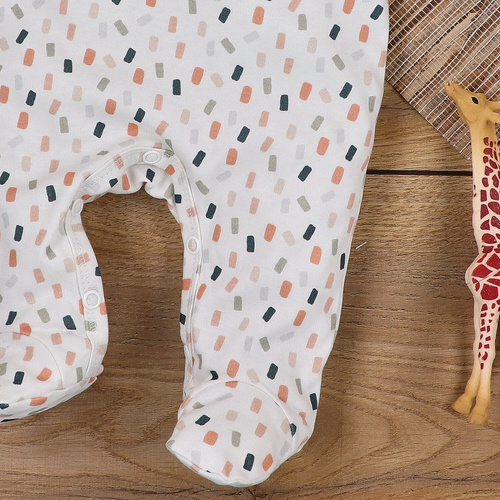 ABN-5325/KRE Costume de dormit Nini din bumbac organic, crem