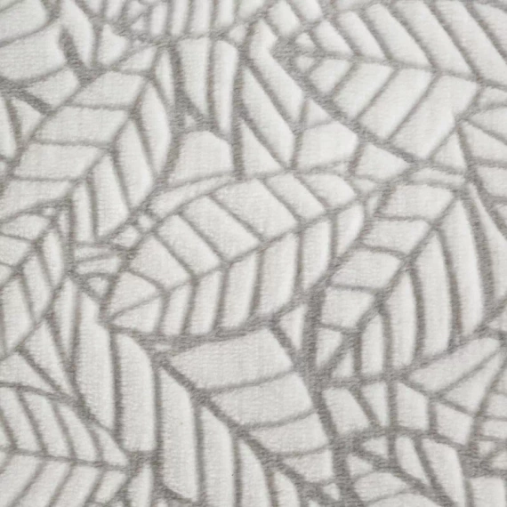 Lenjerie de pat din velur Flano 3 frunze Eurofirany gri