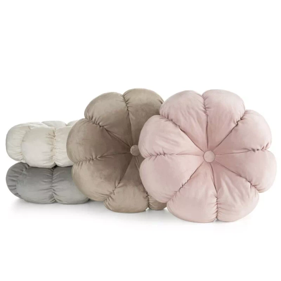 Flower 41 Perna decorativa cu flori Eurocortains argintiu