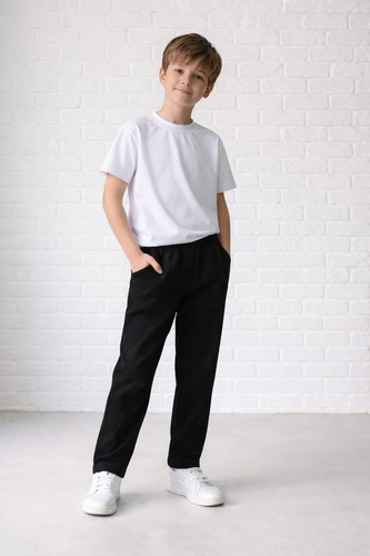 Classic pantaloni băieți Bambarillo pantaloni comozi pentru zi de zi black