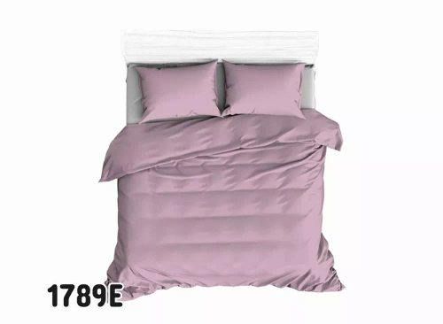1789E Husă pilota de bumbac monocolor Karo dirty pink