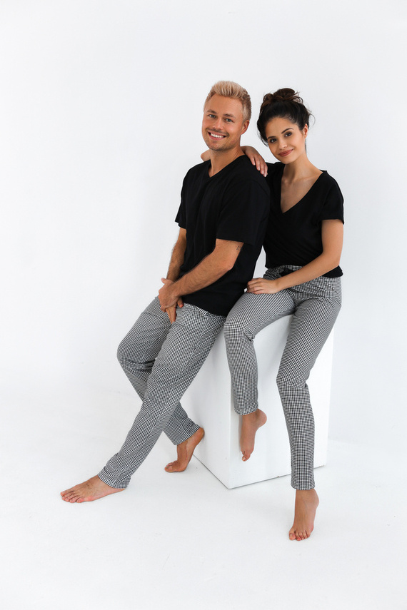 Pedro Pijama pentru bărbați Sensis - negru