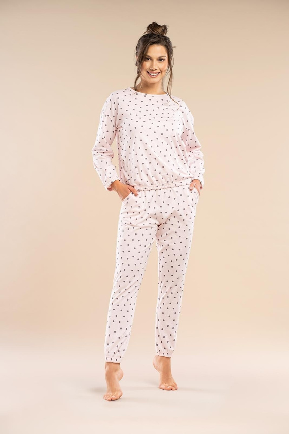 Pijamale pentru femei MK 23 Morning Whispe Belle Reverie, bej - bumbac, confortabile și elegante