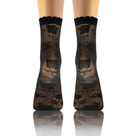 Șosete damă Sesto Senso, model 010, trandafiri