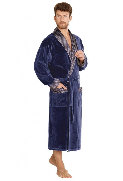 773 Bonjour halat de baie forex pentru bărbați - denim