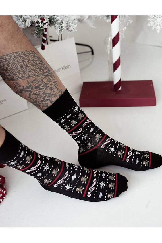 1290-023 Sosete de Craciun barbati Milena - negri