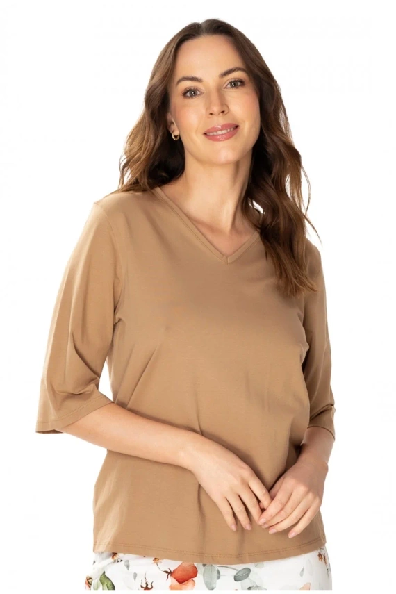 86666 Marcella Bluză pijama Seagull bej