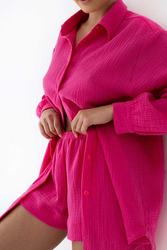 Pijamale damă magenta / Set femei Sensis - magenta