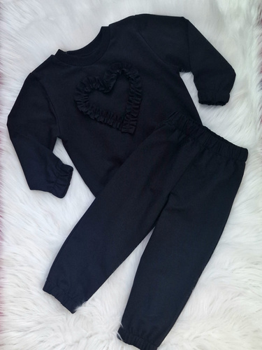 Mia Hanorac pentru copii Bambarillo negru - bumbac și elastan, țesătură moale pentru hanorac | Confort și stil