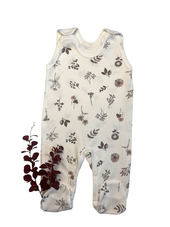 Mamatti SC15230 pijama bebelusi - model frunze, bumbac