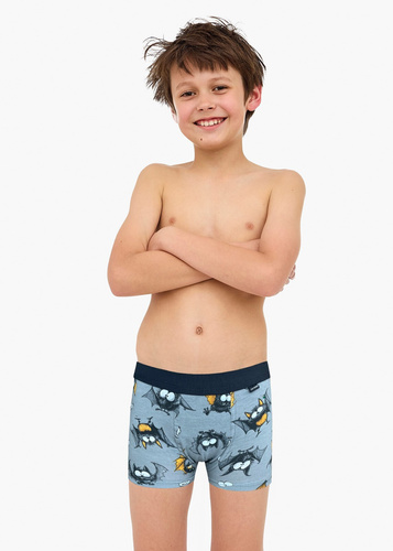 701/154 700/154 Pantaloni scurți boxer din bumbac pentru băieți Bat Cornette - confortabili și respirabili