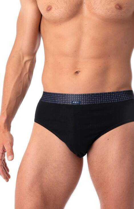 MPP 237 B25 Slip bărbați pachet de 2 Key - negru-albastru marin