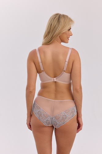 Sutien semi soft Gaia BS 1370 Calliope roz albastru dantelă confort