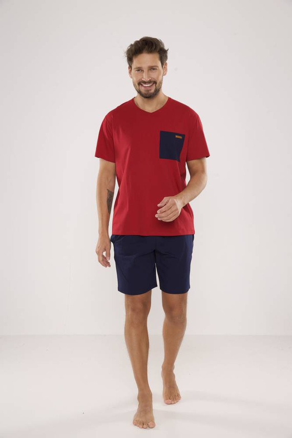 646 Kevin Pijama pentru bărbați De Lafense - maro