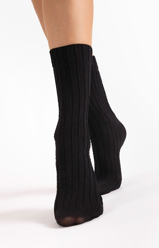 G 1193 Basico Socks 40den Fiore negru