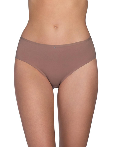 Lama LC-1607 BI Chiloți damă bumbac bikini negri mocca, set 2 buc.