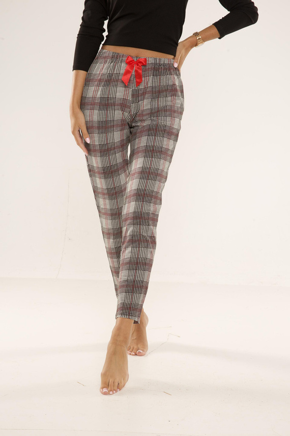 pantaloni de pijama 360 Checkered Forex - gri
