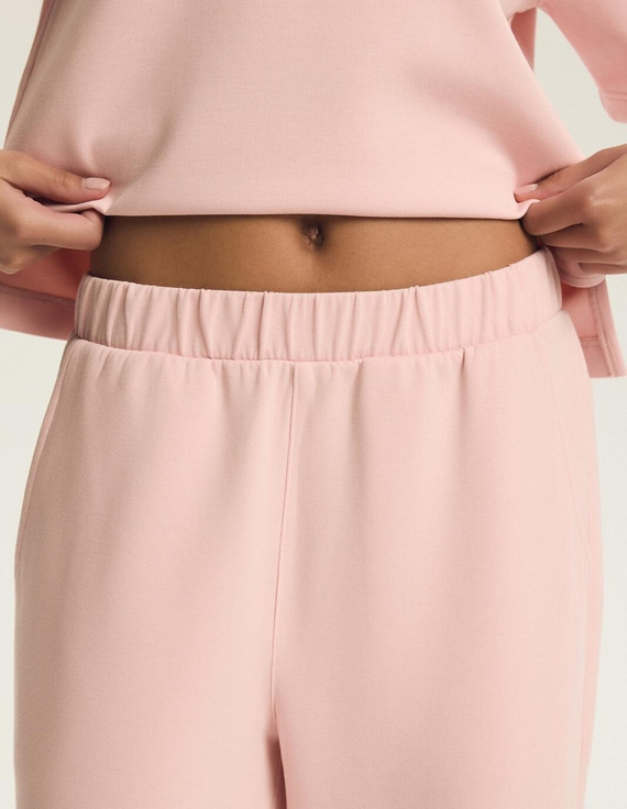 Compleu homewear damă Henderson Elicia 45312 roz – set confortabil modal