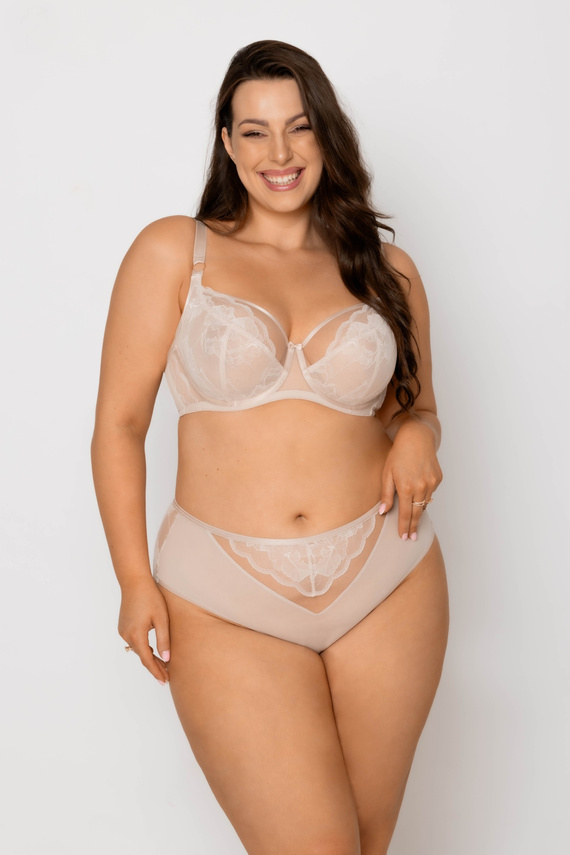 Mediolano Amelia Soft 19201 Beige – sutien moale din dantelă MS1